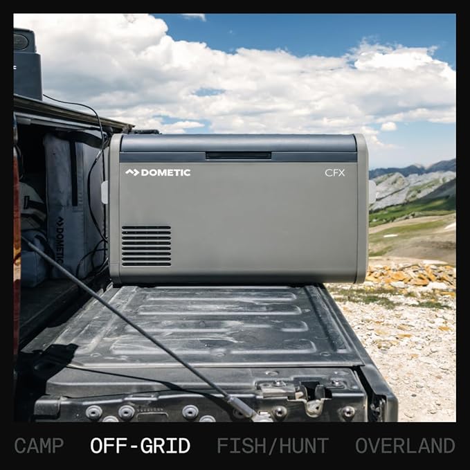 Dometic CFX Portable Electric Cooler and Freezer, Powered by AC/DC or Solar