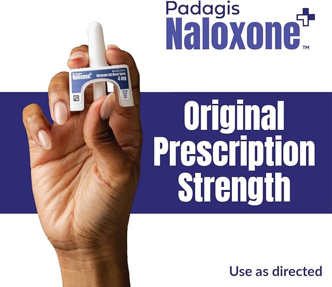 Naloxone HCI Nasal Spray, 4 mg ??Emergency Treatment for Opioid Overdose - Rapid-Response Opioid Overdose Reversal, 2 Dose Single Use Nasal Spray