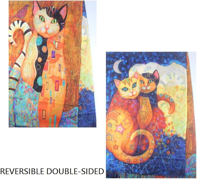 Umjetnost Soft Cashmere Feel Scarf For Women Winter Warm Scarves Large Shawl Wrap Monet Van Gogh Art Print