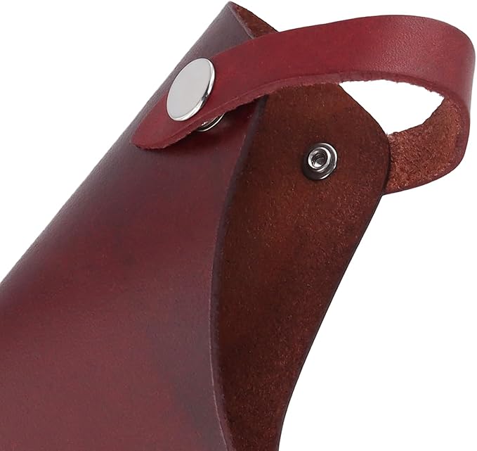 HOZEON 3 PCS Leather Axe Protector, Hatchet Sheath, Axe Head Cover for Outdoor, Camping, Lumberjacks
