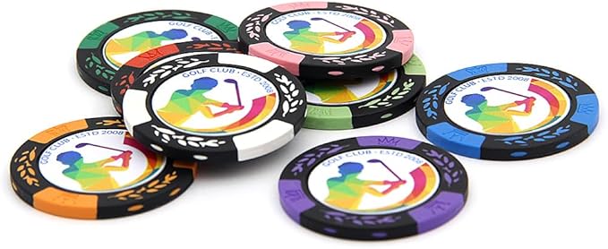 100 Premium Clay Poker Chips, Customized Your Image and Text, 11.5 Gram Casino Chips for Texas Hold’em, Blackjack Gambling
