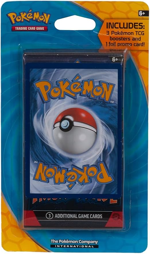 Pokemon TCG: 3 Booster Packs & 1 Random Foil | Includes 3 Blister Packs of Random Cards & 1 Individually Packed Holofoil Promo Card, 097712556710