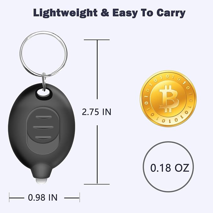 Mini LED Keychain Flashlights Ultra Bright and Compact Portable Keychain Flashlight, Small Emergency Flashlight for Outdoor and Everyday Use - Multicolor Shell (48PCS)