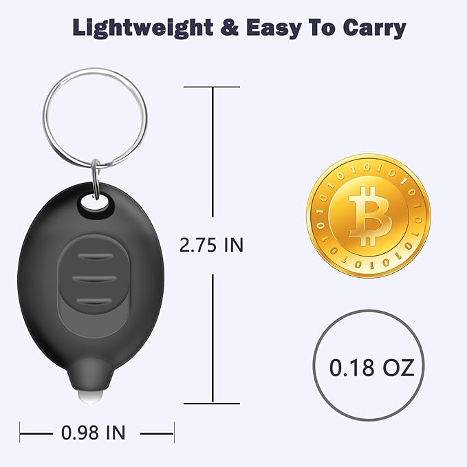 Mini LED Keychain Flashlight, Ultra Bright Tiny Flashlight, Small Keychain Flashlight White Light, Micro Pocket Key Ring LED Flashlight for Emergency Lighting - Multicolor Shell (96PCS)