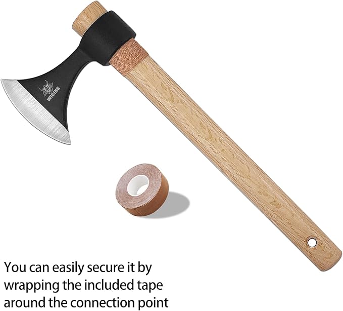 Throwing Axes 3 Pack, 16.2-inch Throwing Tomahawks High Carbon Steel & Wooden Handle, for Axe Throwing Recreation and Competition