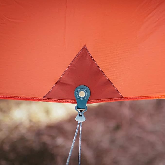 KAMMOK Kuhli Ultralight | Versatile Weather Shelter, (Waterproof, Durable, Portable, Camping Tarp, Hammock Tarp, Rain Cover), Moss Green