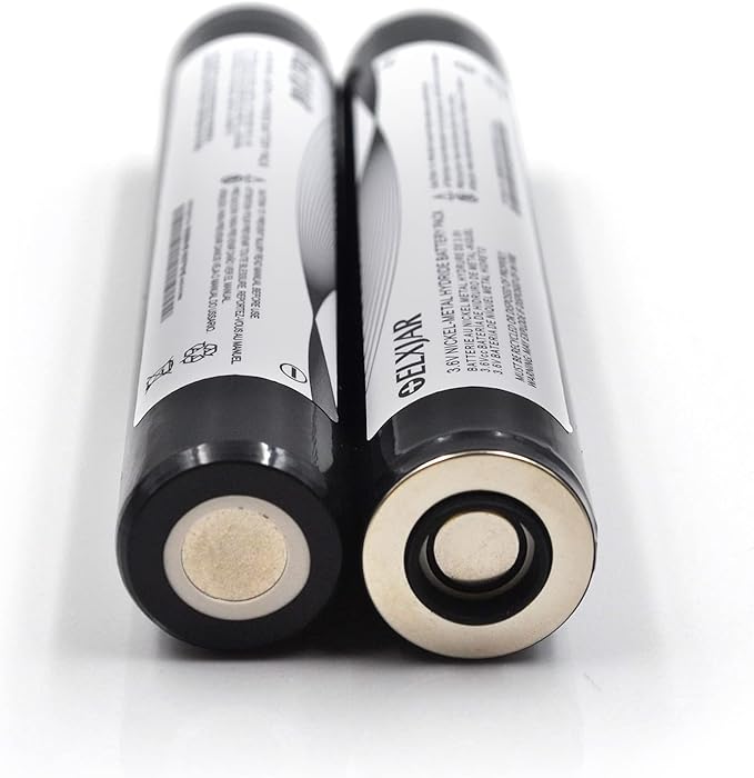 (2-Pack) 3.6V 3000mAh Ni-MH Rechargeable Battery Replacement for Streamlight Stinger DS LED HP XT 75175 75375 PolyStinger Pelican M9 Flashlight