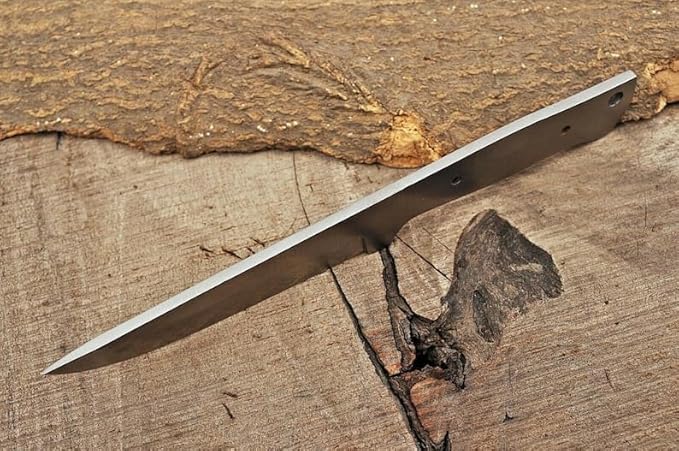 Zaby Knives-7267 Custom Handmade D2 Steel Chef Knife Blank Blade, 12'' Kitchen Knife Blank Blade For knife making, Gray