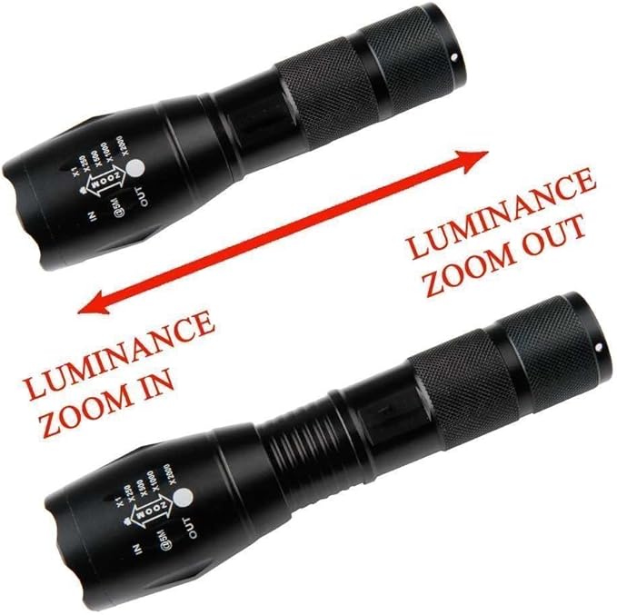 BESTSUN 4 Pcs Military Grade 5 Mode Super Bright 3000 Lumens Tactical Led Waterproof Flashlight - Best for Camping Hiking Emergency