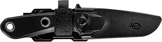 Gerber Gear Principle - Fixed-Blade Survival Knife for Hunting, Camping & More - Features Firestriking Spine & Triple Mounting Sheath - Made in USA - Black