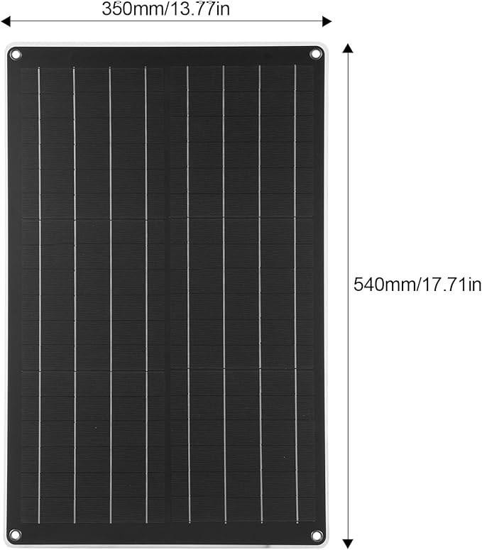 Lixada 30W Solar Charger Panel Kit with MPPT Trickle Maintiner Cntroller Portable Waterproof Flexible Monocrystalline USB Solar Panel for Cellphone Marine Automotive RV Motorcycle Boat Hiking