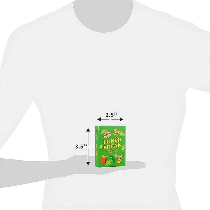 Lunch Break - Fast-Paced Slap & Memory Card Game - Boosts Memory, Focus & Reflexes - Hilarious Game For Families, Adults & Kids - Quick And Easy To Learn For Ages 7+, 2-6 Players, 10-15 Mins