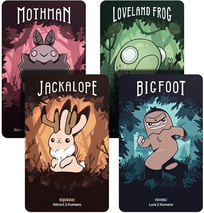 Unstable Games Twisted Cryptids Base Game - A Legendary Strategy Card Game from The Creators of Here to Slay and Unstable Unicorns - Great for Family Game Night