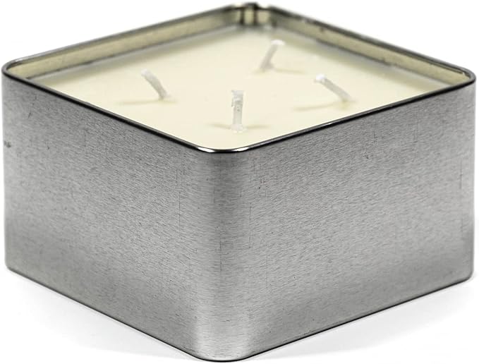 ASR Outdoor 48 Hour Survival Candle for Camping Emergency Fire Starter in Tin, 4 Wick