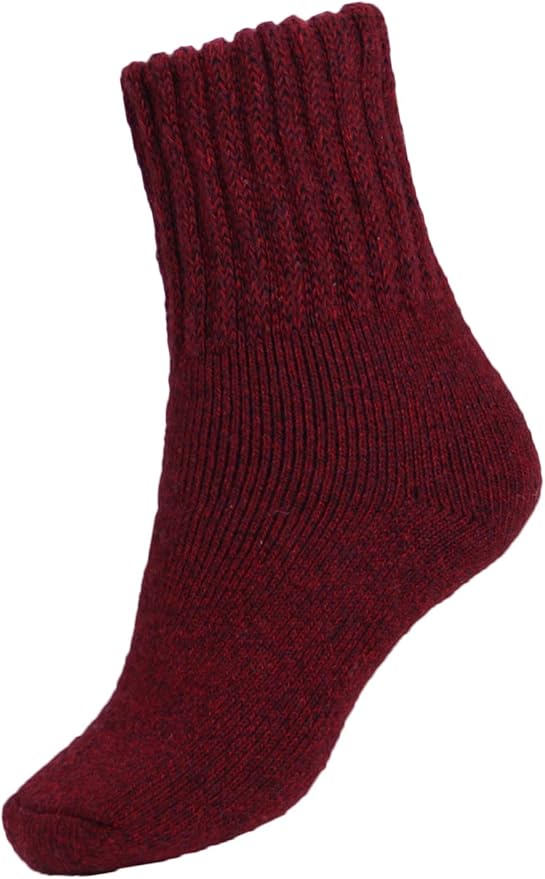BomKinta Boot Socks for Women Winter Solid Thick Warm Socks Cozy Crew Socks Christmas Gift