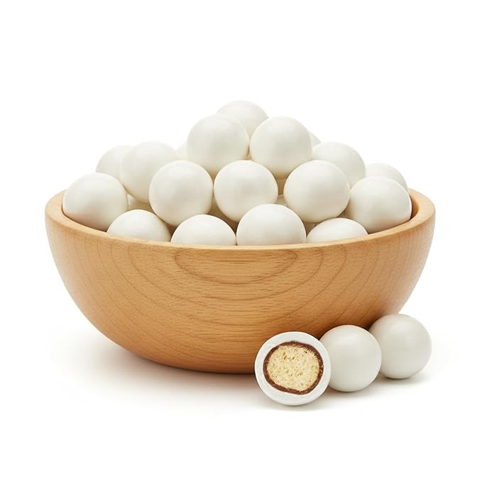 NY Spice Shop Jumbo Yogurt Chocolate Malt Balls Party Decorations - 3 Pound Malted Milk Ball Candy Birthday Gifts - Chocolate Malted Milk Balls - Dark Chocolate Malt Ball Holiday Snacks