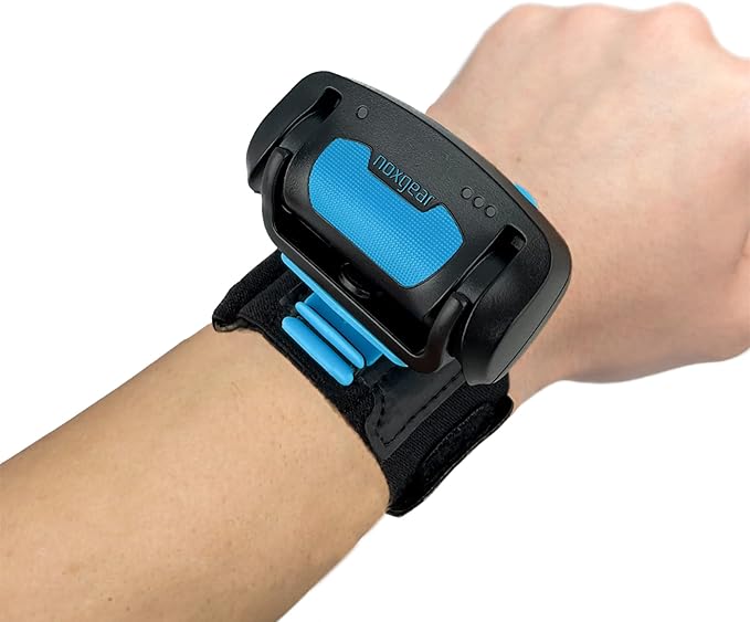 noxgear Wrist Light 500 Lumen Lightweight Hands-Free Flashlight - 100° Wide Flood Beam - USB-C Rechargeable - IP-64 Waterproof - 2 Brightness Modes - for Dog Walkers, Runners, Avid Night Enthusiasts