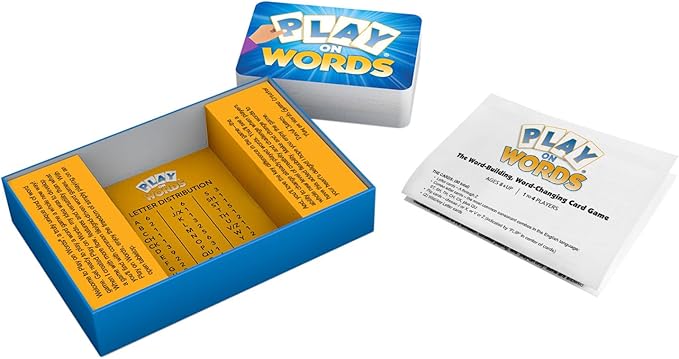 Play On Words Card Game - Extra-Creative Word Making Fun for All Ages - A Parents' Choice Award Winner - Family/Kid-Friendly Word Game