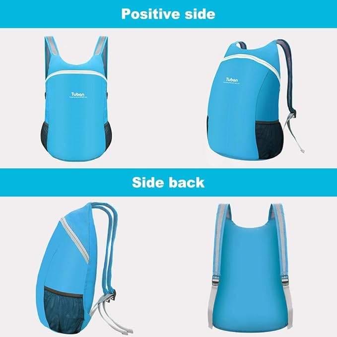 Ultra Lightweight Packable Water Resistant Backpack for Travel Camping Outdoor Hiking Daypack