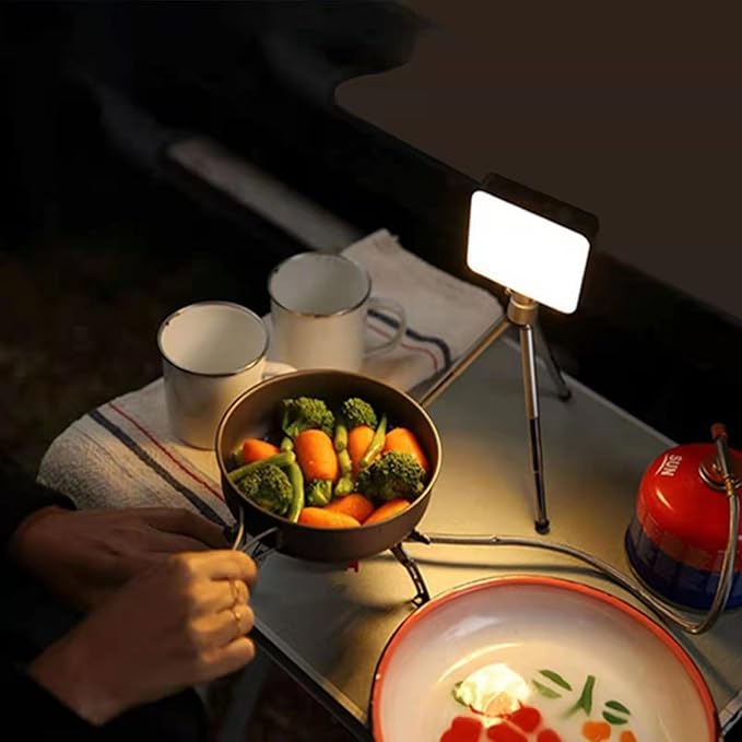 Tent Light for Vendor Booths, LED Portable Camping Lantern with 4 Lighting Modes, IPX4 Waterproof Camping Light, for Power Outages, Emergencies, Outdoors, Car Repairs