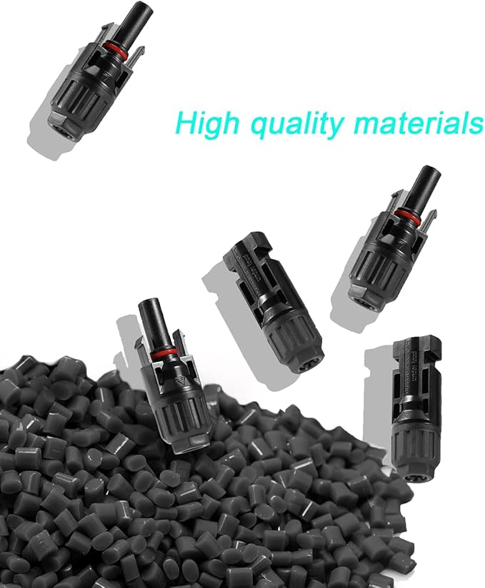 Y Solar Connector 1 to 2 Solar Y Branch Parallel Cable,Solar Male Female Connector Adapter,4 mm² Cable Waterproof IP68, for Solar Panels,Solar Cells (Y 1-2 Mini)