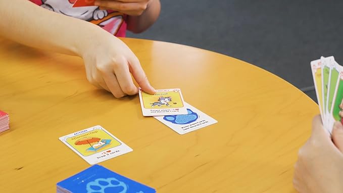 PAWSUM Trading Card Game for Families and Kids Ages 7+ | Cute Dogs and Cats Pets Cartoon Board Game | 2-4 Players | Fun Family Game Night