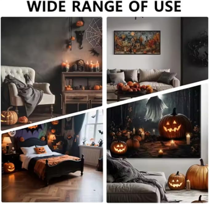 Halloween USB Projector Light - 6 Scenes Starry Sky Projector, Creative LED Night Light for Dark & Night Ambiance, Holiday Atmosphere Projection Lamp