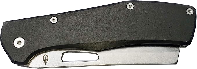 Gerber Gear Flatiron Folding Pocket Knife, EDC Stainless Steel Folding Knife with 3.6" Cleaver Blade and Pocket Clip