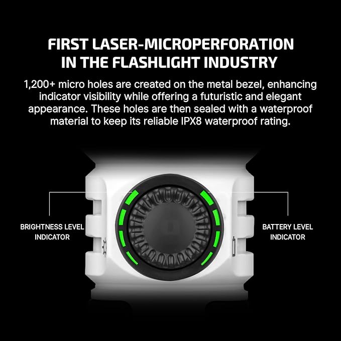 OLIGHT Seeker 4 Pro Rechargeable Flashlights, 4600 Lumens High Powerful Bright LED Light with USB C Holster, Waterproof IPX8 for Emergencies, Camping, Searching(White)