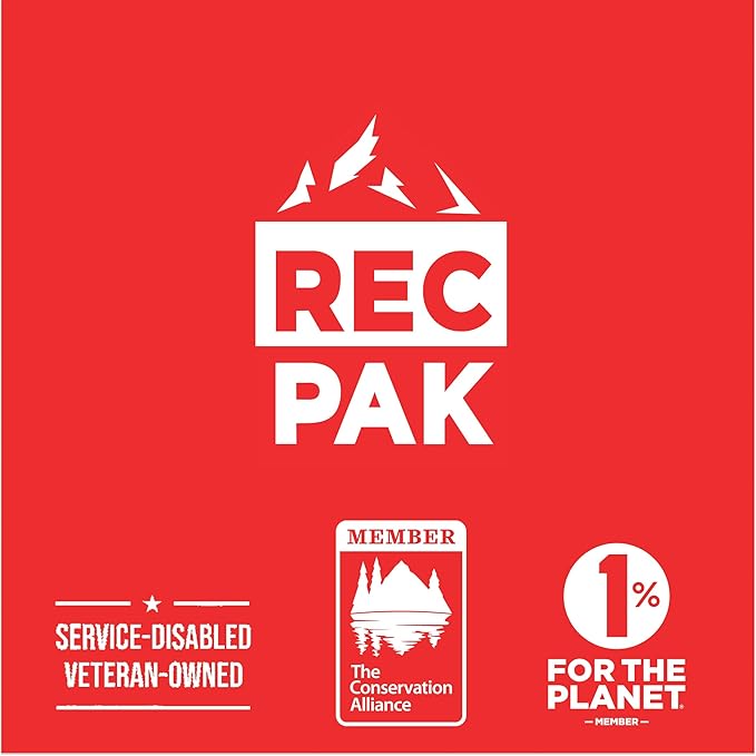 RecPak Performance Ultralight Instant Meals For Your Next Adventure | 700 Cal 42g Protein I Coffee (12-Pack)