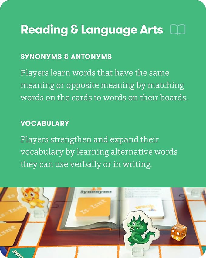 SimplyFun Is or Isn?™t - Expand Vocabulary Skills by Identifying Synonyms and Antonyms - an Engaging and Educational Bingo Game for Kids - for 2 to 5 Players, Ages 6 & Up