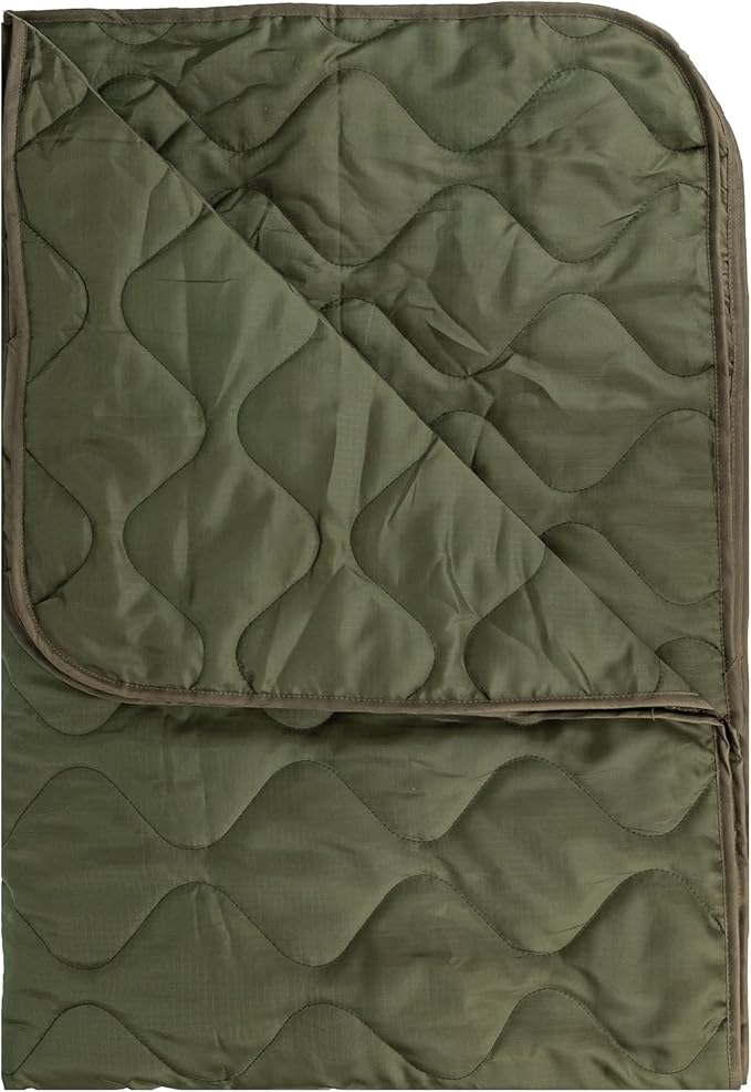 Poncho Liner Military Insulation Outdoor Camping Blanket for Travel, Beach, Grass, Picnic, Car Emergency, Outdoor, Survival