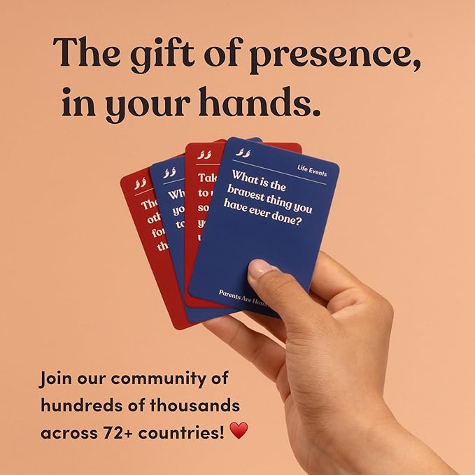 Parents Are Human, Relationship Cards, Get to Know Each Other Better, Parents, Families, Teens & Kids Relationship Building, Light & Deep Questions, 70 Questions & Activity Cards, English + Vietnamese