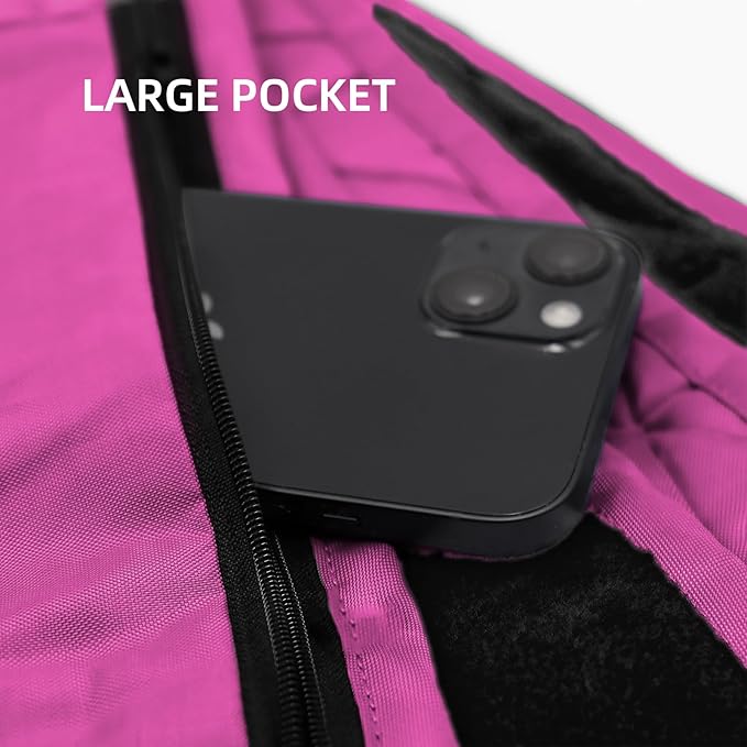Outdoor Waterproof Blanket, Foldable Fleece Stadium Blanket for Outdoor Sports Event, Camping, Car, Pet, Picnics - Windproof, Wearable, Machine Washable 80" x 58" (Rose Purple,Hooded)