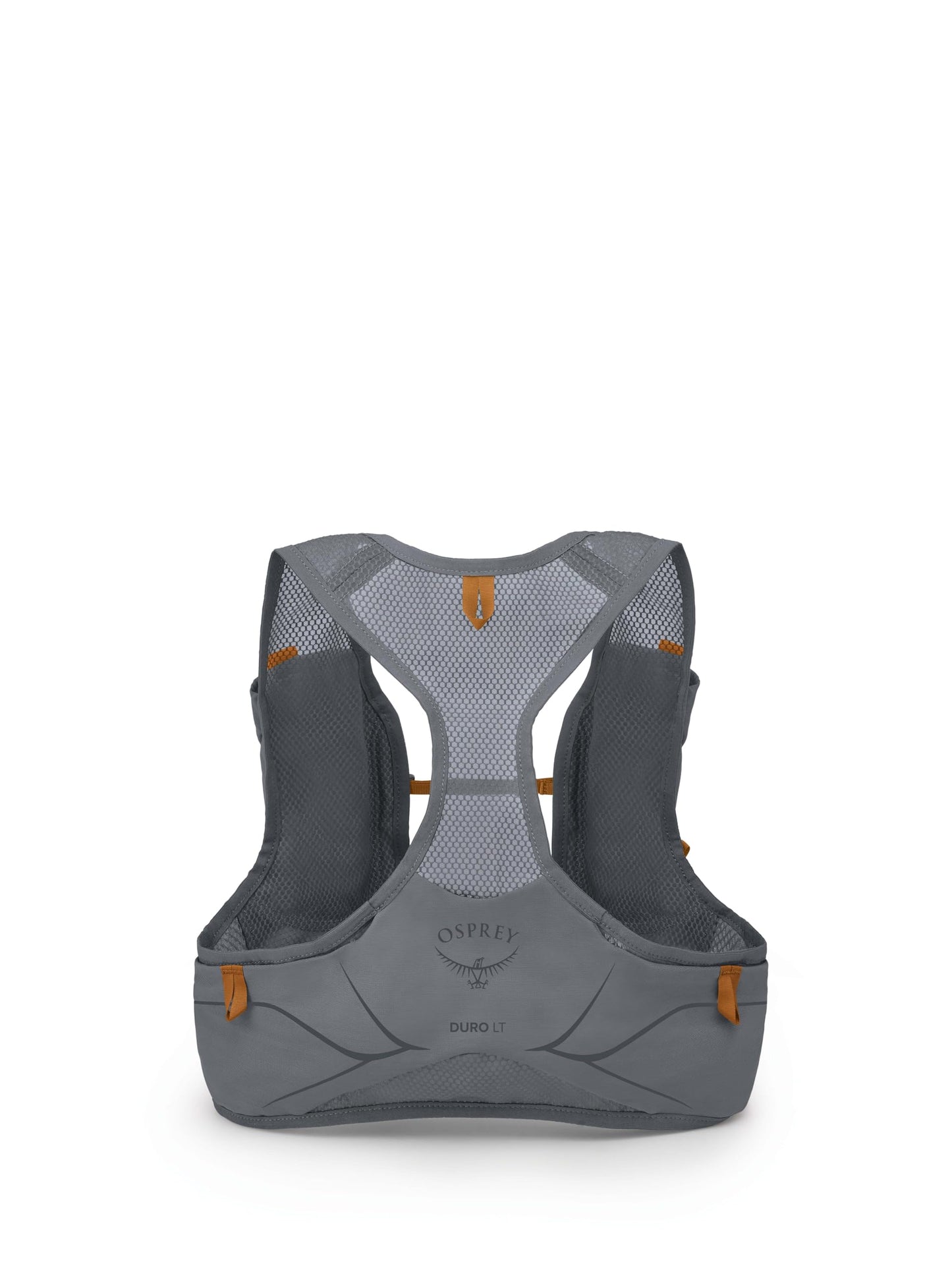 Osprey Duro LT Men's Running Hydration Vest with Hydraulics Soft Flasks, Phantom Grey/Toffee