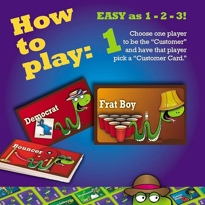 SNAKE OIL - The Silly Selling Party Game - Funny Group 3-10 Player Card Games - Fun Travel Activity - for Adults - Uncensored - Crude Oil Expansion for Ages 17+