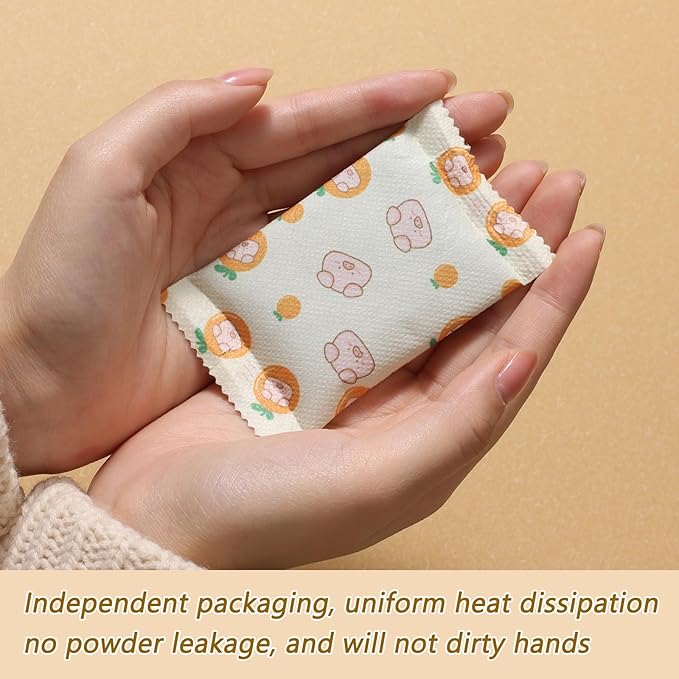 Hand Warmers Up to 10 Hours Long-Lasting for Warm Hot Hands, Disposable, Hands Feet and Body, Winter Essentials, Camping Hand Warmers 10 Packs (40 Packs Gift of Silicone Insulation Cover)