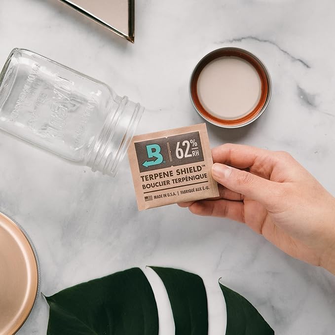 Boveda 62% Two-Way Humidity Control Packs For Storing 1 lb – Size 67 – 20 Pack – Moisture Absorbers for Storage Containers – Humidifier Packs – Hydration Packets in Resealable Bag