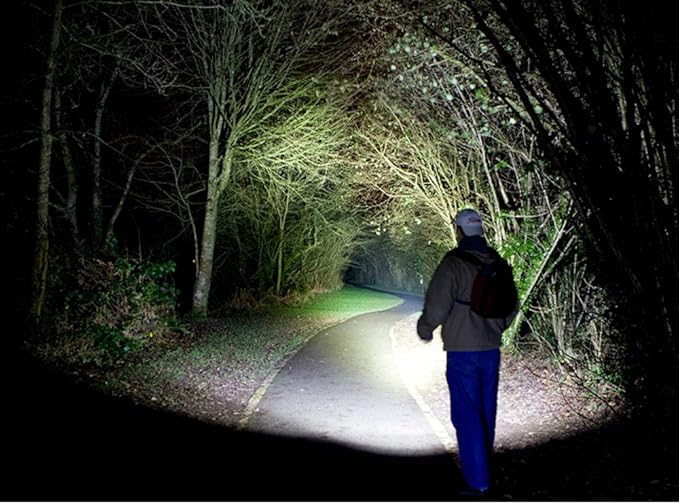 EcoGear FX LED Flashlight - Mini Camping Flashlight with High Lumens, 5 Light Modes, Zoomable Beam - Bright Tactical Flash Light for Outdoor Home and Emergency (1)