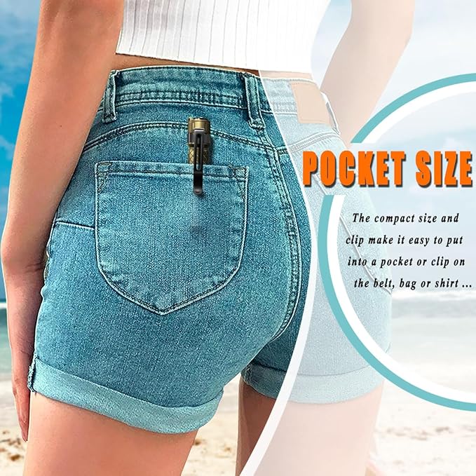 3 Modes Small Flashlights LED Powerful High Lumens Tactical Pen Light with Clip, Slim Portable Pocket Compact Torch for Emergency Inspection AAA Battery