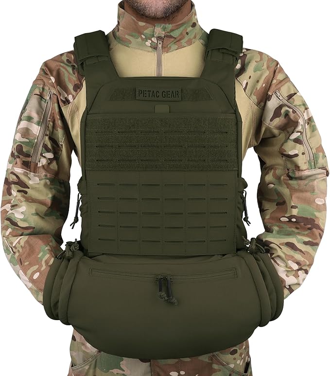 PETAC GEAR Tactical Hand Warmer,Portable Drop Hanger Waist Handwarmer Pouch for Hunting Golf Camping Fishing, Hiking, Football Winter Outdoor Field Survival.