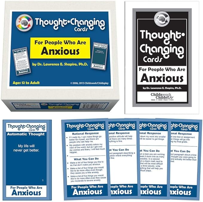 Thought Changing Cards for People Who Are Anxious