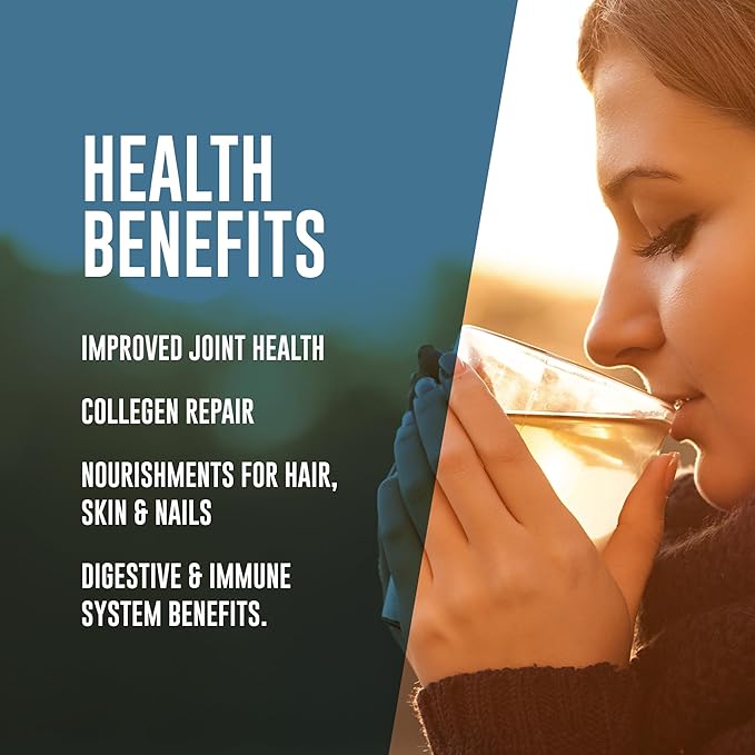 LonoLife Keto Chicken Bone Broth Powder Mix | 10g Protein | Collagen-Rich, Keto & Paleo Friendly | Natural Ingredients | 8oz Bulk Container (15 Servings)
