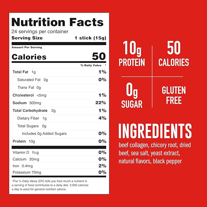 LonoLife Beef Bone Broth Powder Mix | Grass-Fed, 10g Protein | Collagen-Rich, Keto & Paleo Friendly | Natural Ingredients | 24 Portable Stick Pack Servings