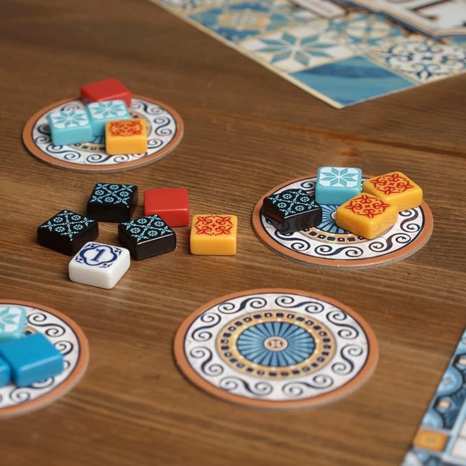Asmodee Azul Board Game - Award-Winning Tile-Placement Strategy Game, Beautiful Mosaic Art, Family Fun for Kids & Adults, Ages 8+, 2-4 Players, 30-45 Minute Playtime