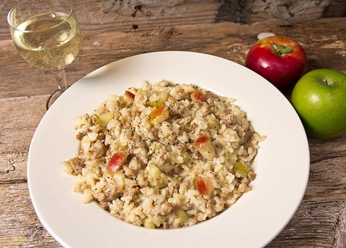 Alessi Autentico, Premium Seasoned Risotto, Italian Arborio Rice, Easy to Prepare, 8oz (Sun Dried Tomato, Pack of 6)