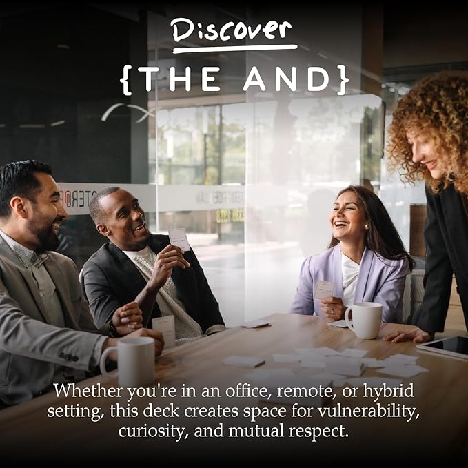 (THE AND) Coworkers Edition - 199 Icebreaker Conversation Cards for Workplace - Team Building Game for Work - Fun Office Activity to Break The Ice and Get to Know Your Teammates by The Skin Deep