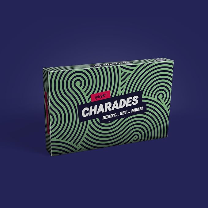 iykyk Charades - Fun Party Game for All - 150 Cards with Categories (Movie, Song, TV Show, and Celebrity/Character) - Twist onCharades - Perfect for Game Night and Parties! - Games Night - Great Gift!