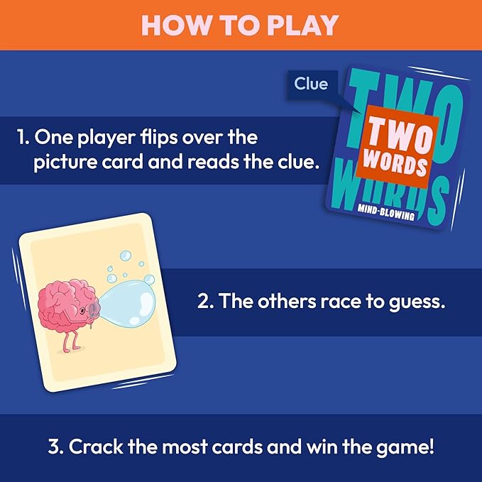 Pun Intended - Hilarious Picture Guessing Card Game for Families & Adults, Fast-Paced Wordplay Fun, Gifts for Pun & Game Lovers, 2-10 Players