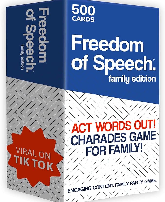 QUOKKA Freedom of Speech Card Board Game - Family Edition - Fast-Paced | Guess The Word | Easy to Play - Party Game for Game Night
